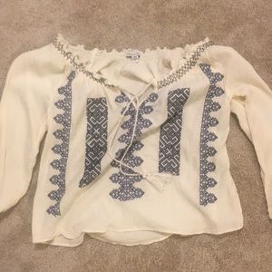 off the shoulders shirt
